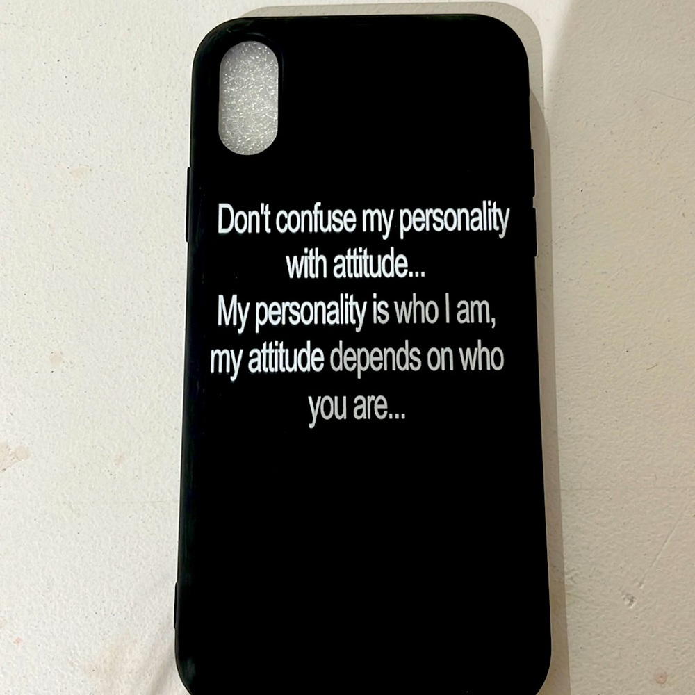 Black IPhone X case